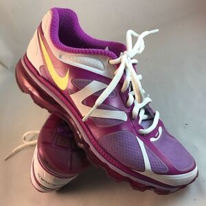 MINT NIKE AIR MAX 2011 Magenta White Sz 7Y 8.5W